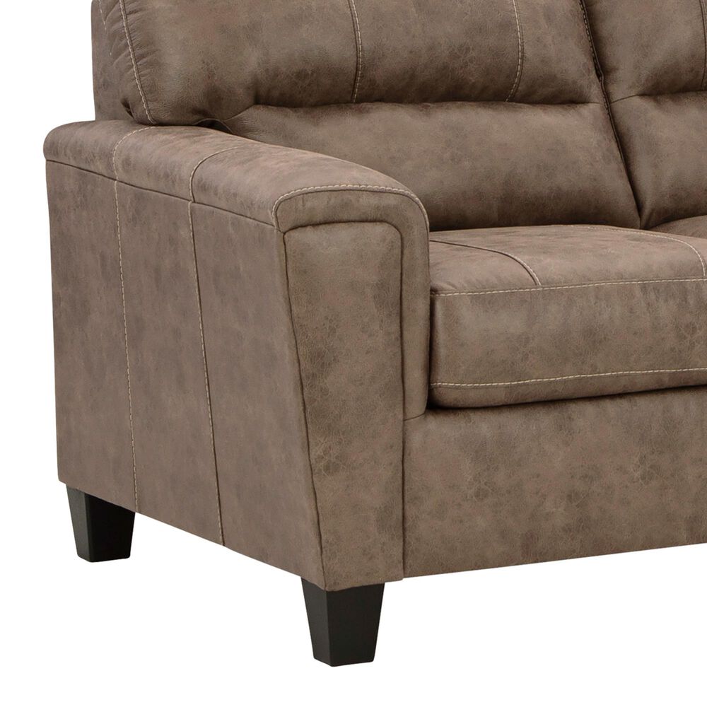 Ashley Navi 2-Piece Stationary Sectional in Fossil, , large