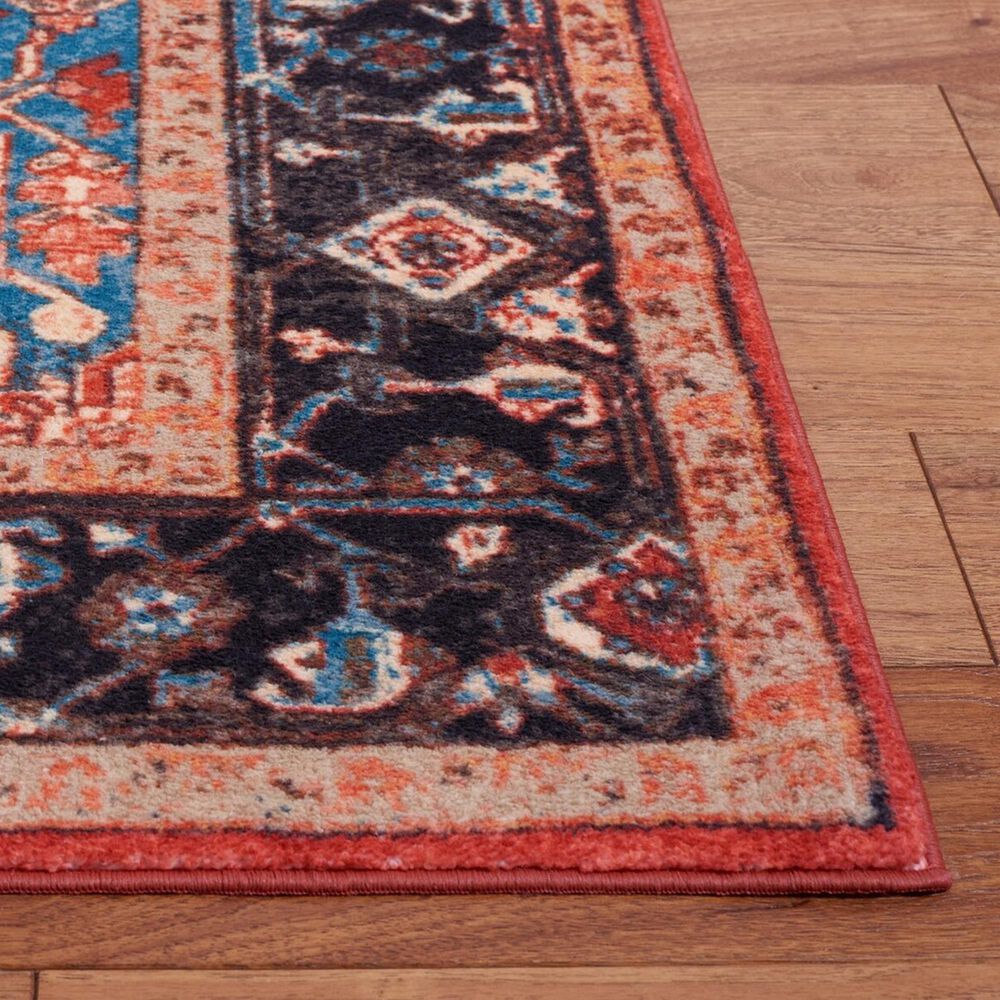 Safavieh Riviera RIV138Q 8&#39;9&quot; x 12&#39; Red and Blue Area Rug, , large