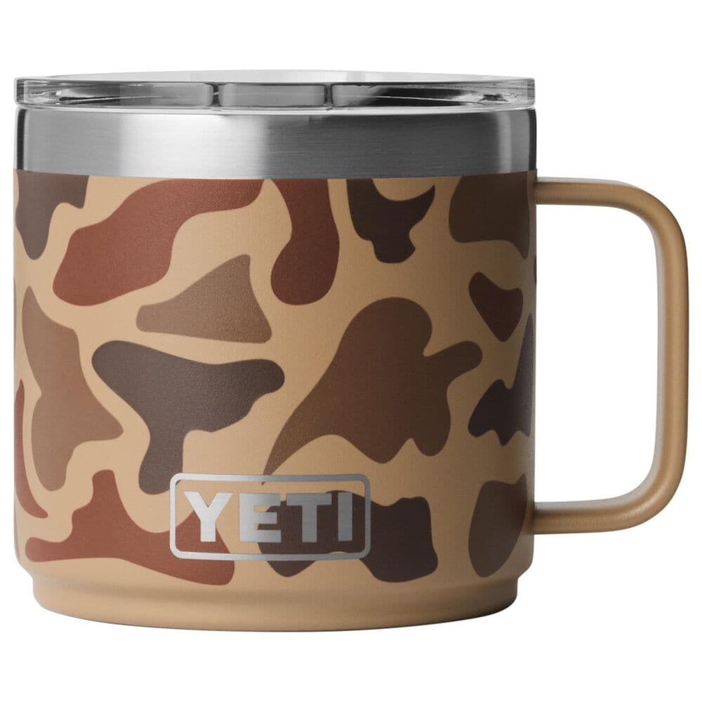 YETI Rambler 14 Oz DuraSip Ceramic Lining Mug 2.0 with MagSlider Lid in Wetlands Camo, , large