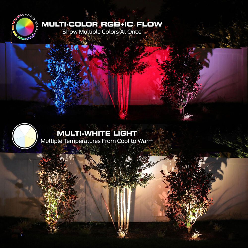 Monster Illuminessence Smart Outdoor Spotlight in Multicolor (2 Pack), , large