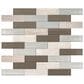 Dal-Tile SimplyStick Chenille White 12"x12" Brick Joint Mosaic Sheet, , large