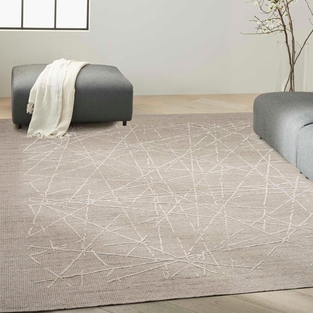 Nourison Wander 9&#39;9&quot; x 13&#39;9&quot; Taupe Area Rug, , large