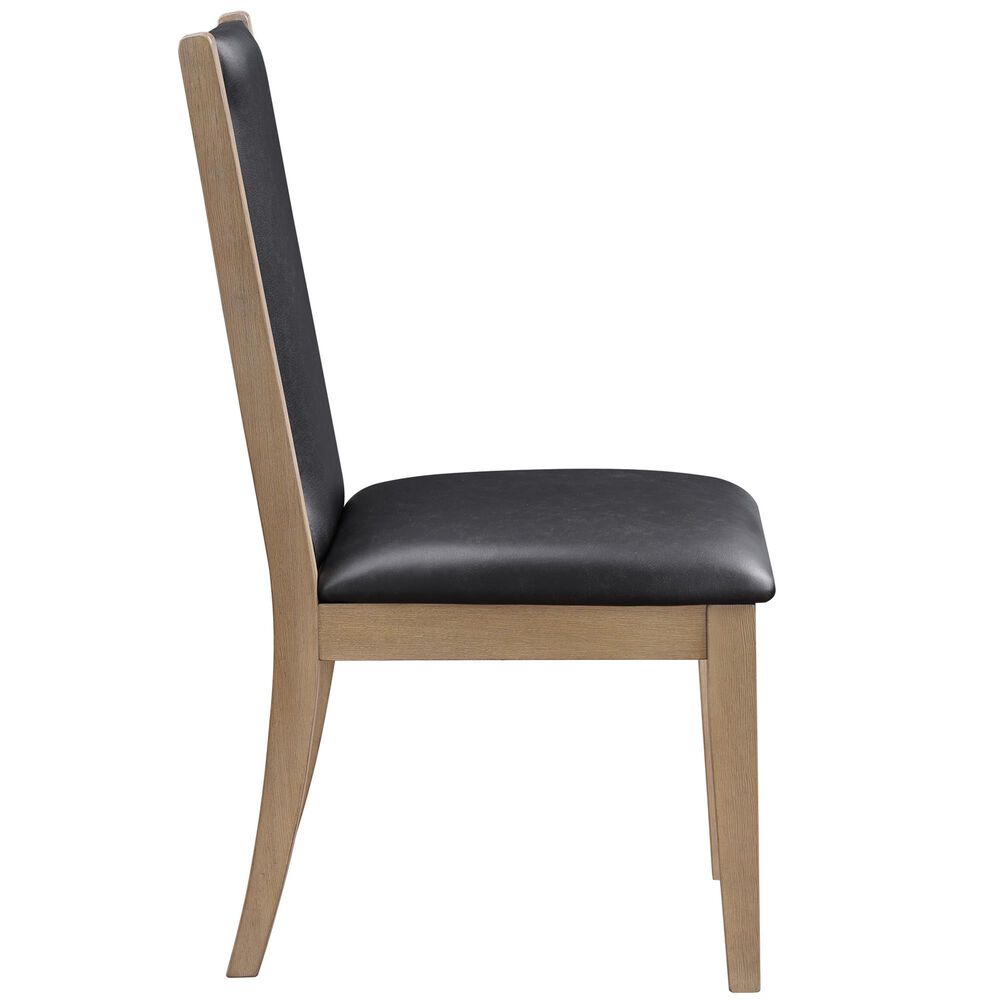 Steve Silver Orinda Dining Side Chair In Rustic Sand Brown, , large