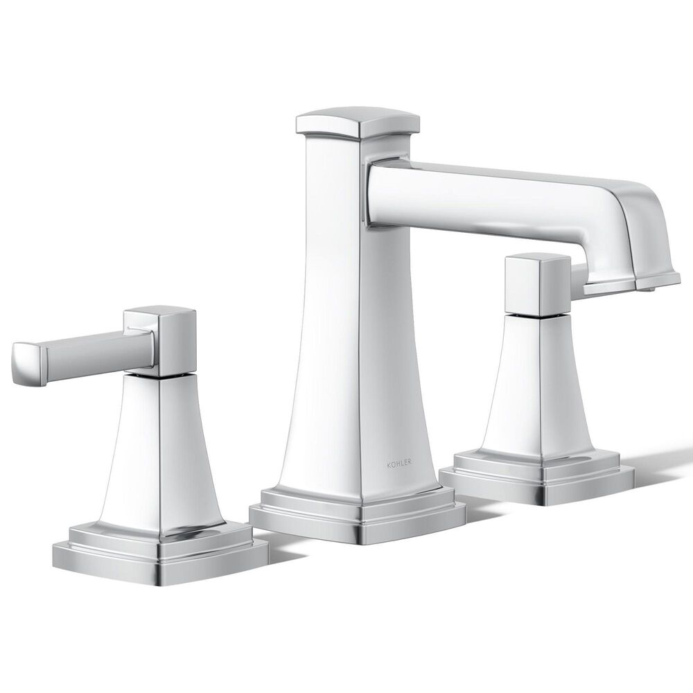 Kohler Riff Widespread Bathroom Sink Faucet in Polished Chrome, , large