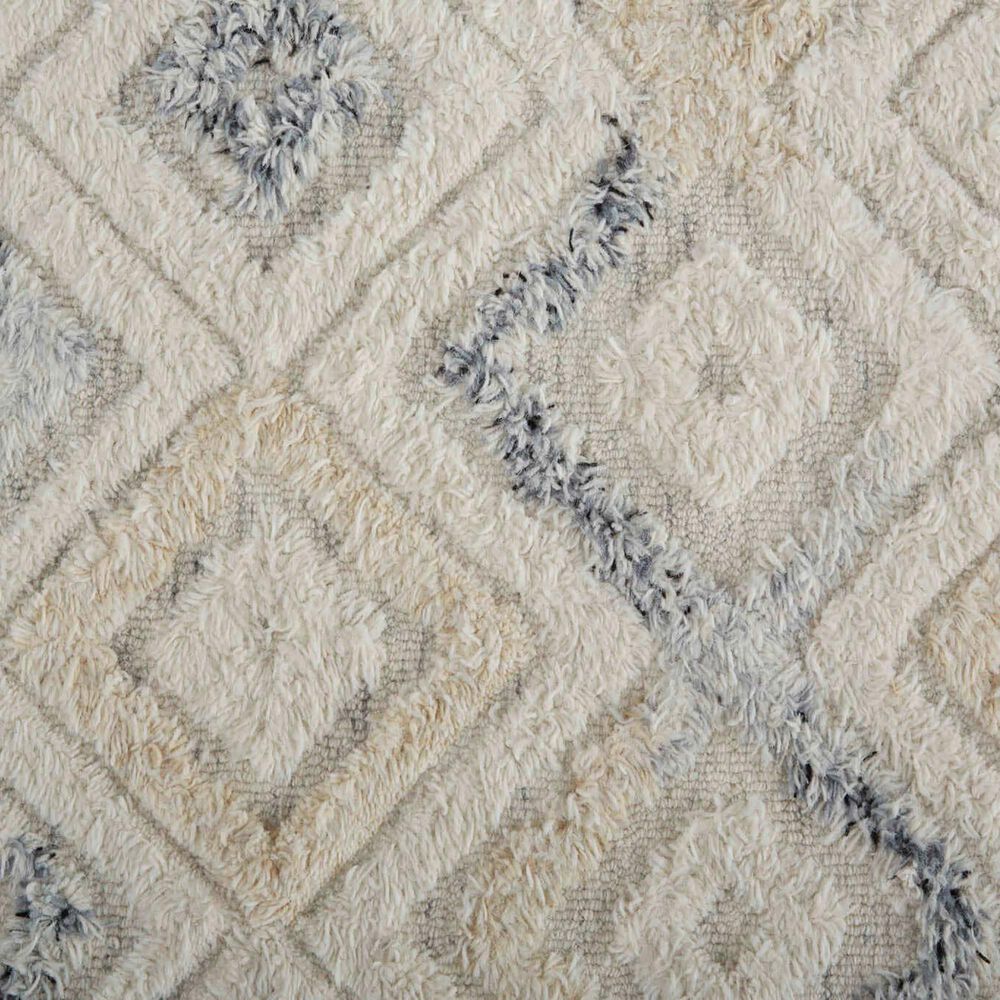 Feizy Anica 4&#39; x 6&#39; Ivory and Blue Area Rug, , large