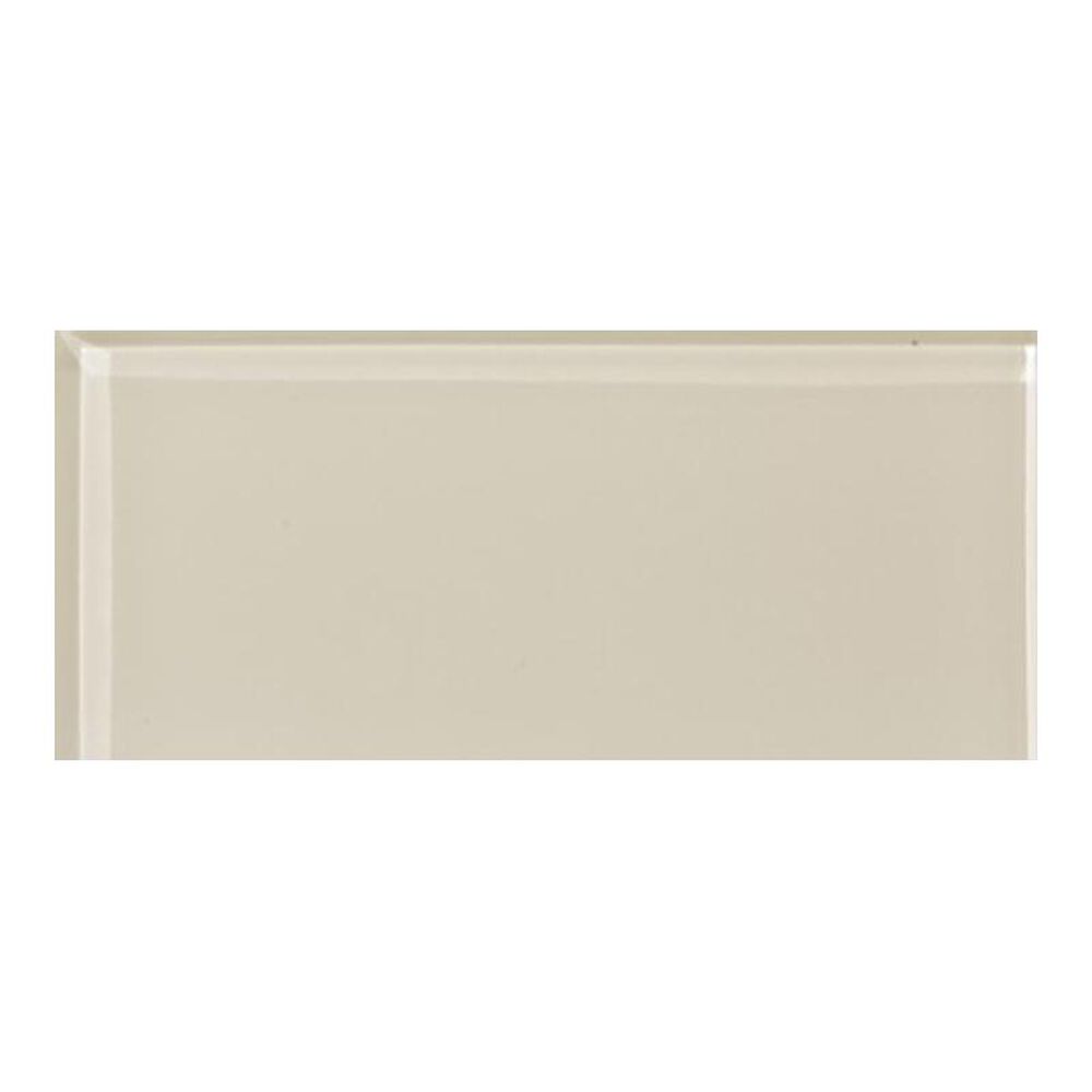 Emser Lucente Cream 3" x 6" Glass Tile, , large