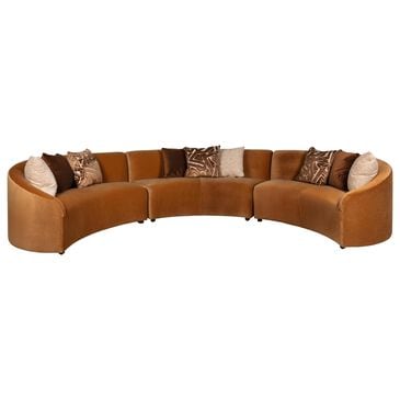 Lexington Furniture Alston 3-Piece Sectional in Gold, , large