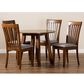 Baxton Studio Lida 5-Piece Dining Set in Grey/Walnut Brown, , large