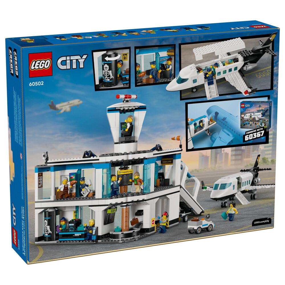 LEGO City Airport with Airplane Building Set, , large