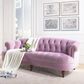 Jennifer Taylor Home La Rosa Stationary Sofa in Lavender Velvet, , large