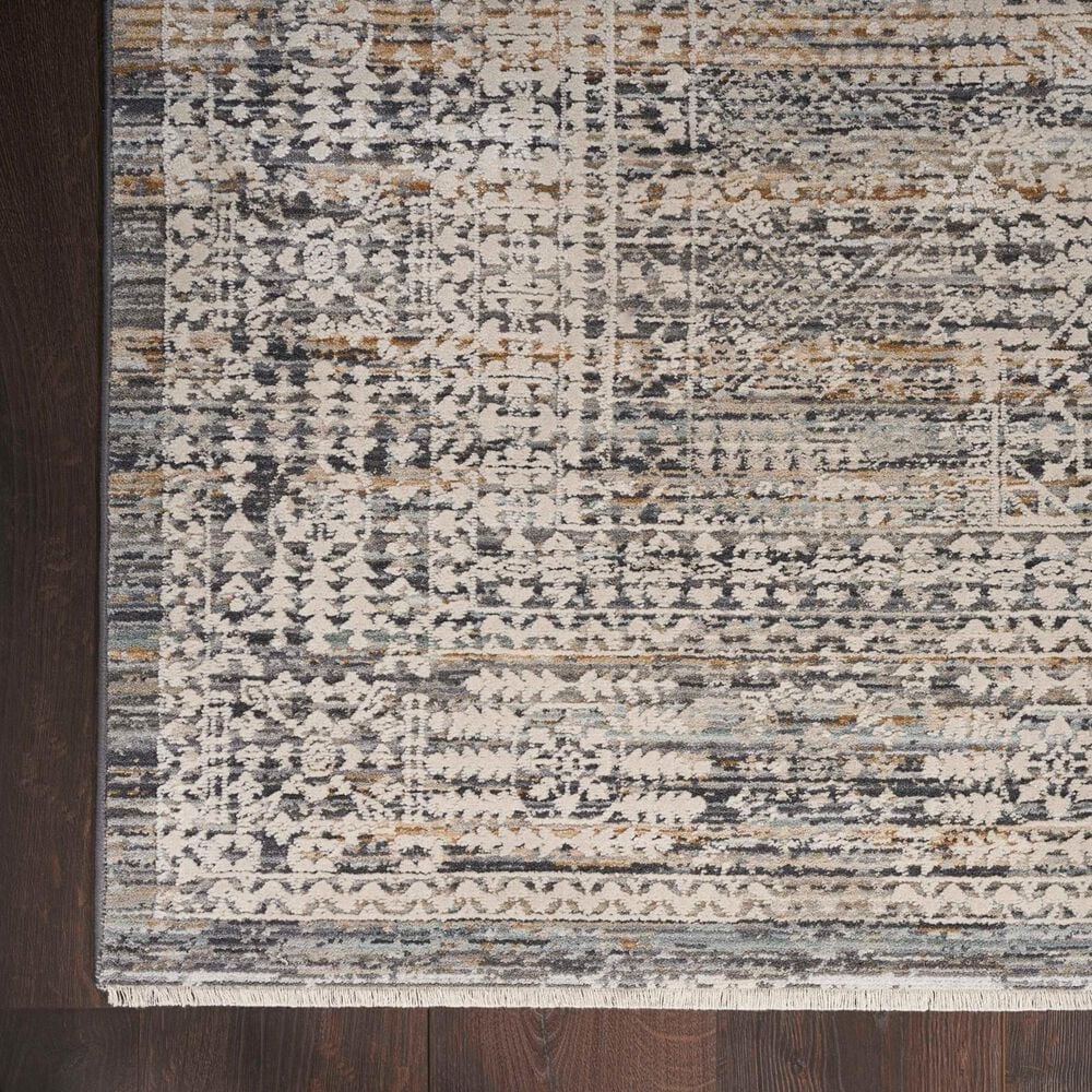 Nourison Lynx 9&#39;10&quot; x 13&#39;6&quot; Ivory and Slate Area Rug, , large
