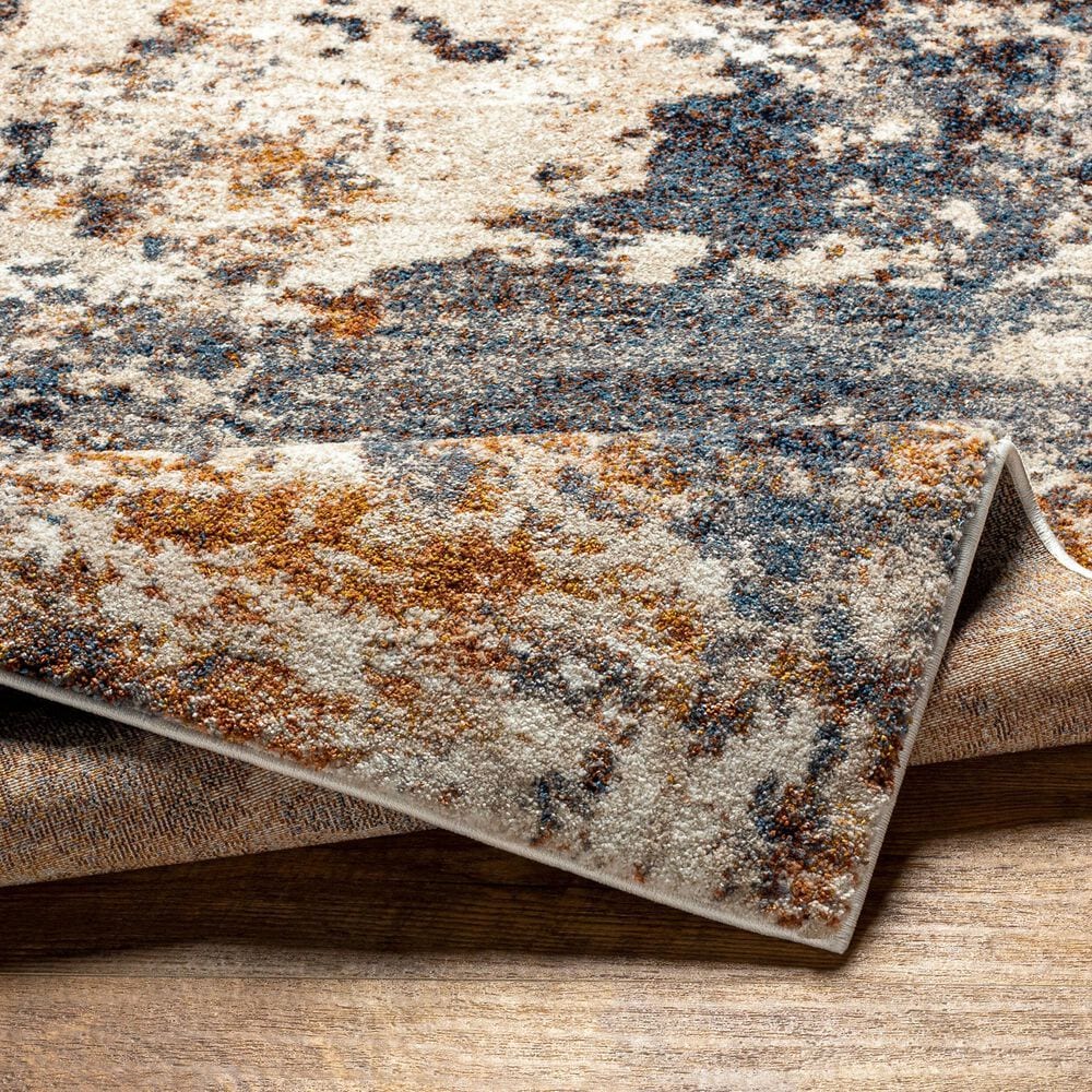 Surya Tuscany TUS-2336 Brown, Dusty Coral, Cream, Dark Blue, Blue, Gray and Light Beige 12&#39; x 15&#39; Area Rug, , large