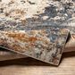 Surya Tuscany TUS-2336 Brown, Dusty Coral, Cream, Dark Blue, Blue, Gray and Light Beige 12" x 15" Area Rug, , large