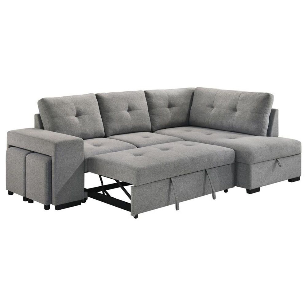 Coaster Roanne Loveaseat in Grey, , large