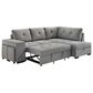 Coaster Roanne Loveaseat in Grey, , large