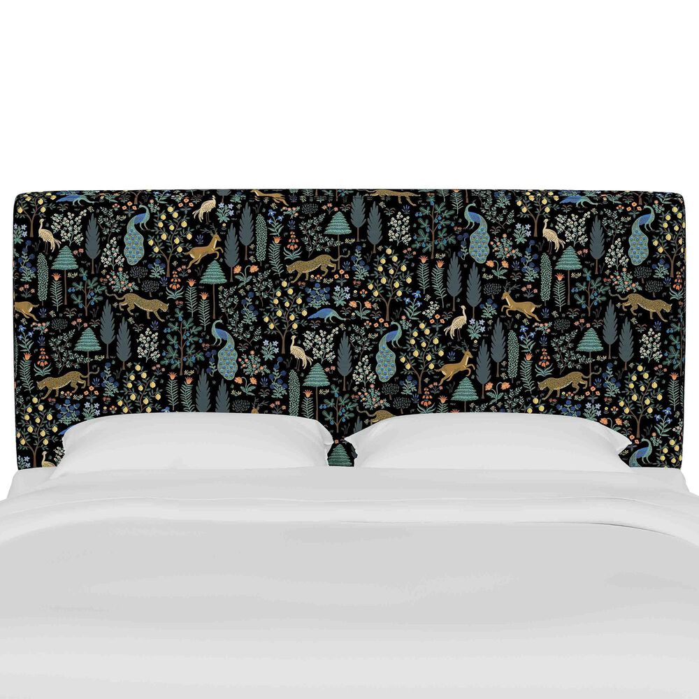 Skyline Furniture Elly King Headboard in Menagerie Black, , large