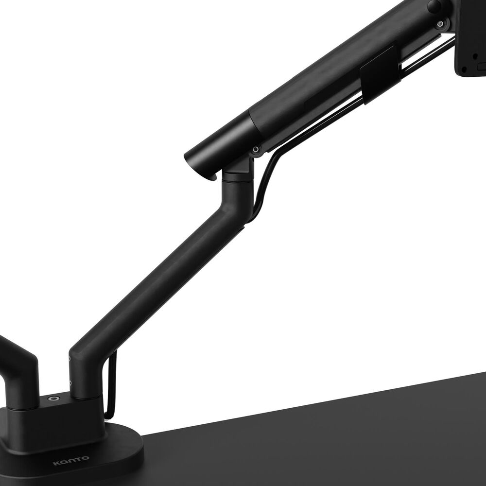 Kanto Dual Monitor Desk Mount for 17" - 35" Displays in Black, , large