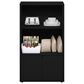 HOMLUX Kitchen Storage Shelf with Cabinet in Americano, , large