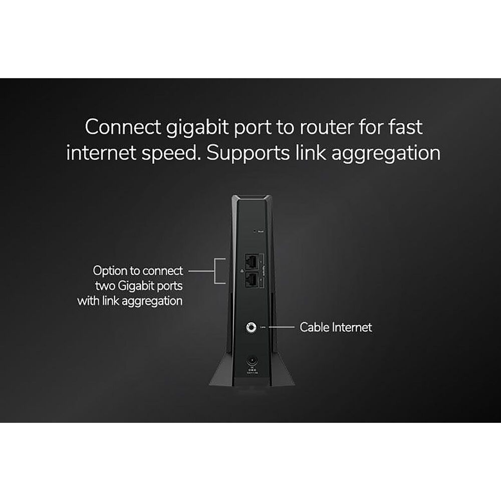 NETGEAR Nighthawk CM2500 Mid/High-Split Cable Modem in Black, , large
