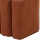 Maple and Jade 18" Boucle Accent Ottoman in Copper, , large