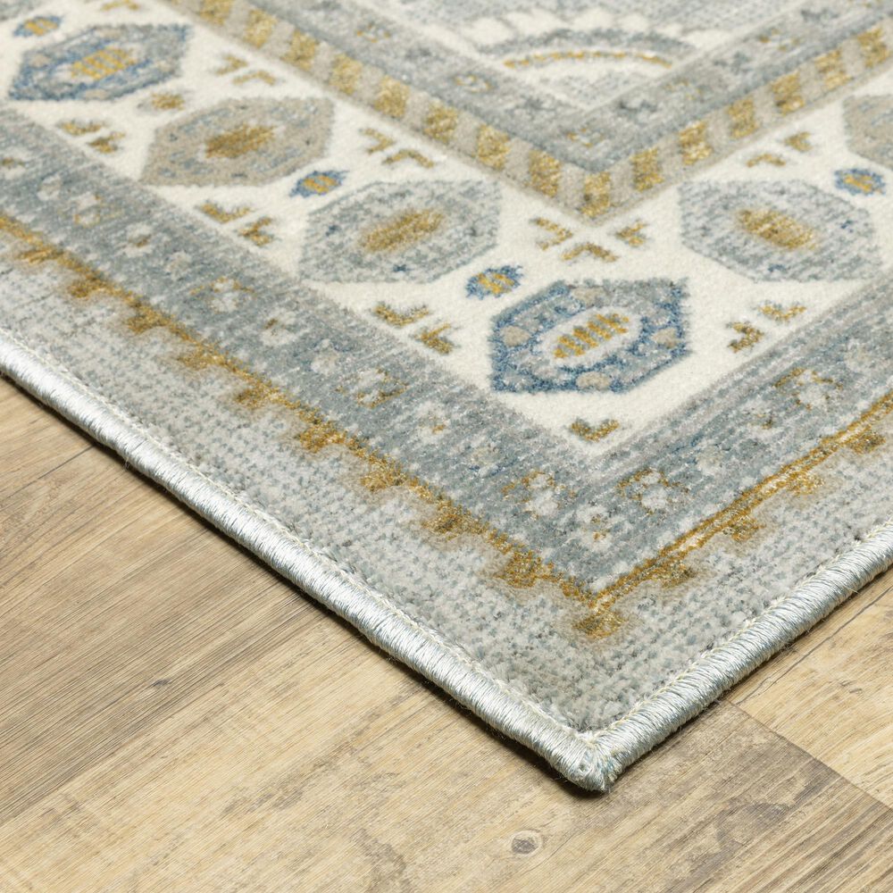 Oriental Weavers Ellington 9&#39;10&quot; x 12&#39;10&quot; Blue and Grey Area Rug, , large