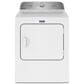 Maytag 4.2 Cu. Ft. Top Load Agitator Washer and 7.0 Cu. Ft. Electric Wrinkle Prevent Dryer Laundry Pair in White, , large