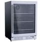 Elica 4.8 Cu. Ft. Glass Door Beverage and Wine Center in Stainless Steel, , large