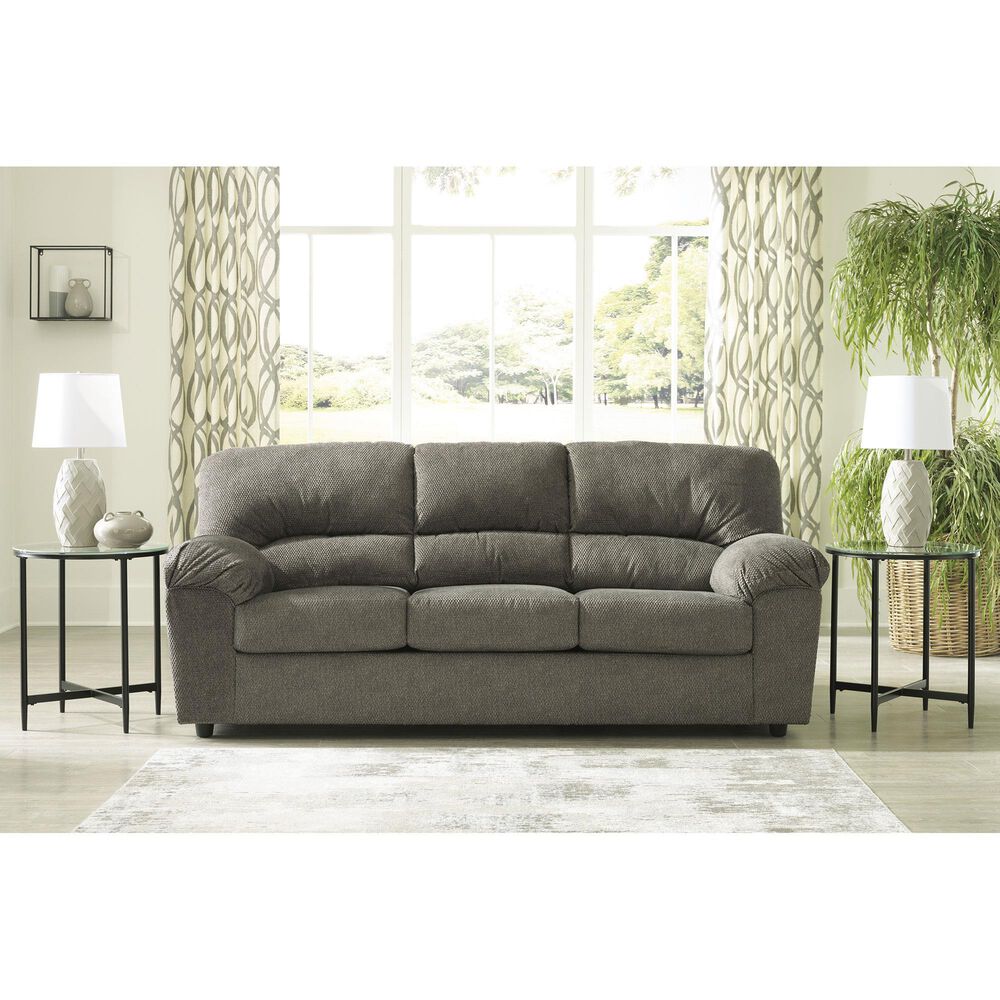Ashley Norlou Stationary Sofa in Flannel, , large