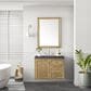 James Martin Vanities Laurent 36" Single Bathroom Vanity in Light Natural Oak with 3 cm Charcoal Soapstone Quartz Top and Rectangular Sink, , large