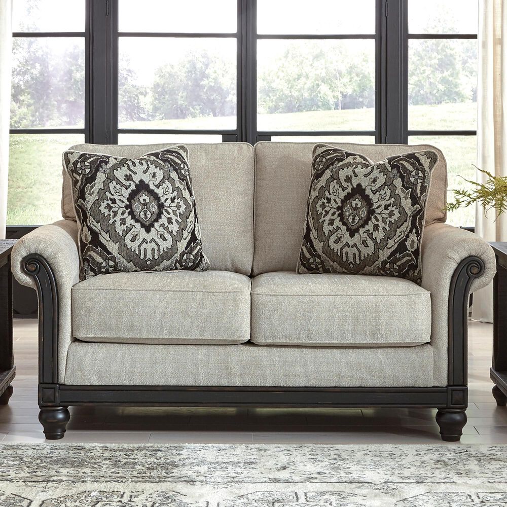 Signature Design by Ashley Benbrook Loveseat in Ash, , large