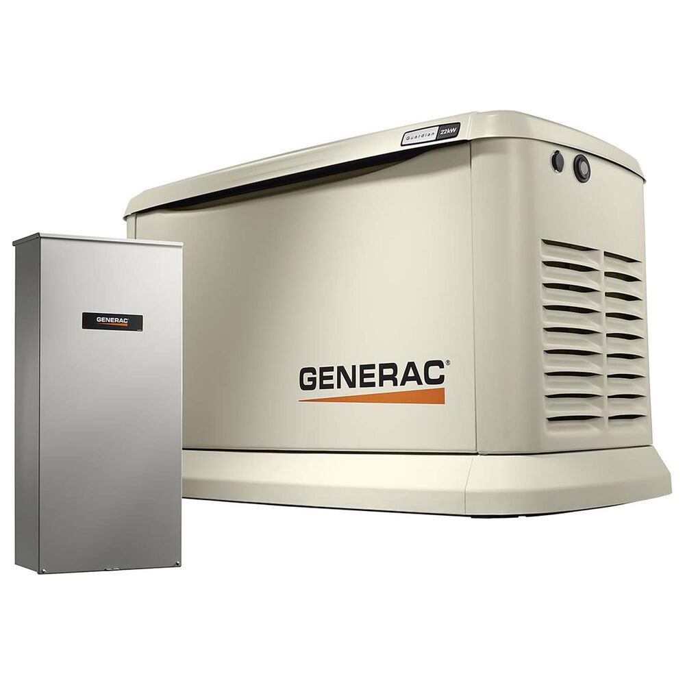 Generac Guardian 22000-Watt Home Backup Generator with 200 Amp Transfer Switch, , large