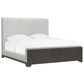 Nicolette Home Anderson Park Dark 3-Piece King Upholstered Bedroom Set in Moose Trail and Frontier Brown, , large