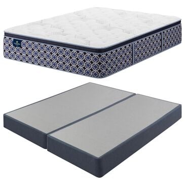 Serta Perfect Sleeper Select Leawood Plush Pillow Top California King Mattress with High Profile Box Springs, , large