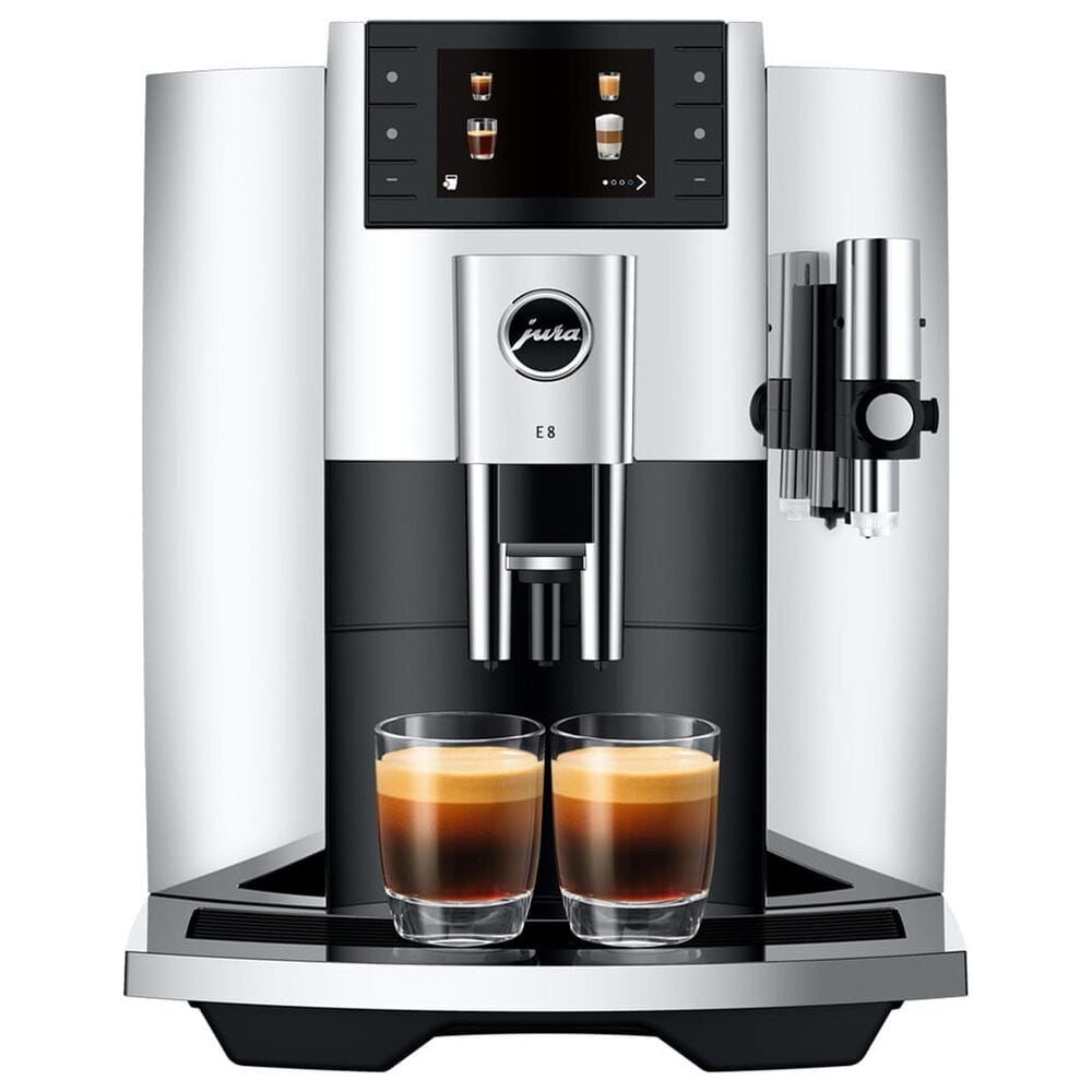Jura E8 64 Oz Automatic Coffee Maker in Chrome, , large