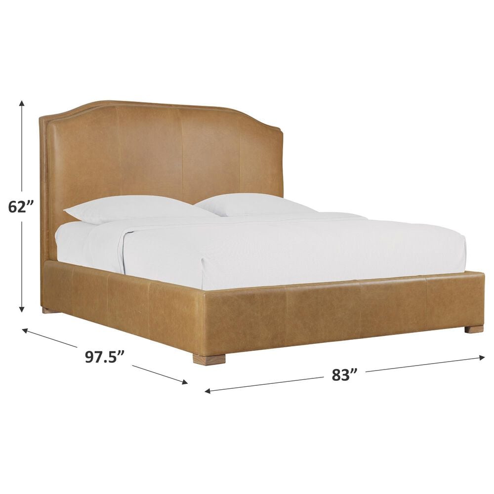 Hooker Furniture Driftwood King Upholstered Panel Bed in Carmel, , large