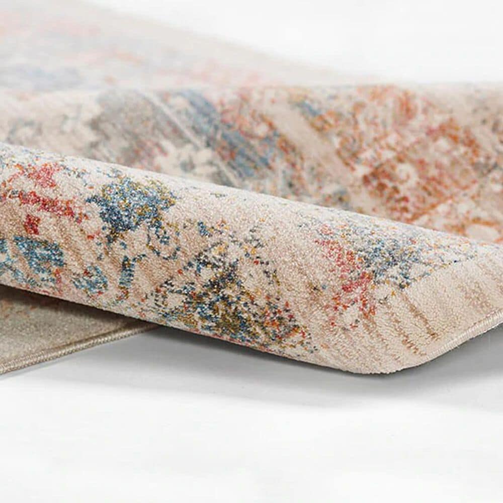 Momeni Izmir IZ-04 8&#39; x 10&#39; Tan, Blue and Rust Area Rug, , large