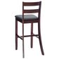 Linon Home Decor Torino Soho Bar Stool in Merlot, , large