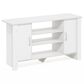 HOMLUX 42.1" Modern TV Stand Entertainment Center with 2-Door in White, , large