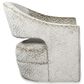 Aria Designs Sasha Swivel Accent Chair in Dove, , large