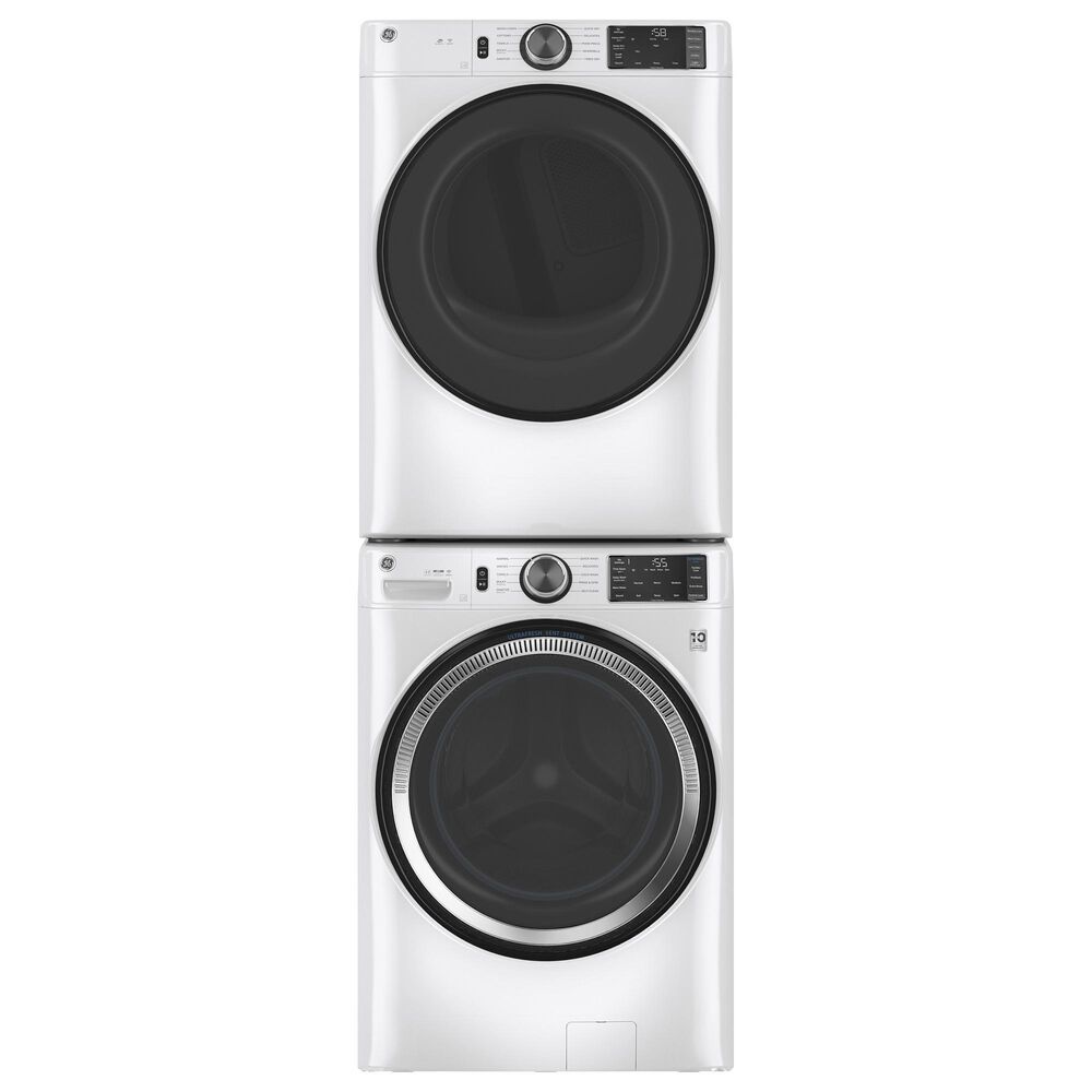GE Appliances 4.8 Cu. Ft. Capacity Smart Front Load ENERGY STAR Washer with UltraFresh Vent System with OdorBlock in White, , large