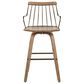 LumiSource Preston Swivel Counter Stool in Whitewashed and Antique Copper, , large