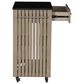 Linden Boulevard Giovanna Kitchen Cart in Grey and Black, , large