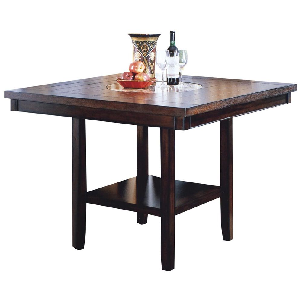 Claremont Fulton Counter Height Table with Lazy Susan - Table Only, , large