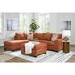 Ashley Aviemore 2-Piece Sectional with Left-Facing Chaise in Spice, , large