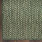 Nourison Horizon HOZ02 Green 8" x 10" Indoor/Outdoor Area Rug, , large