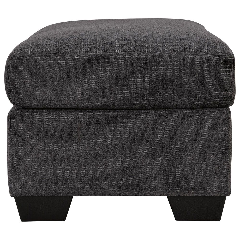 Ashley Loreo Ottoman in Ebony, , large