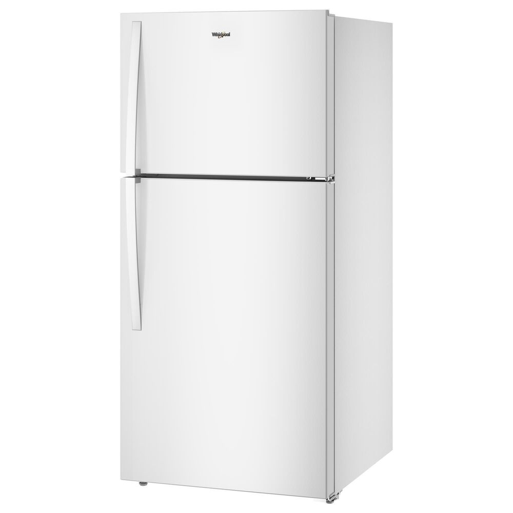 Whirlpool 19.2 Cu. Ft. Wide Top Freezer Refrigerator with Total Coverage Cooling in White, , large