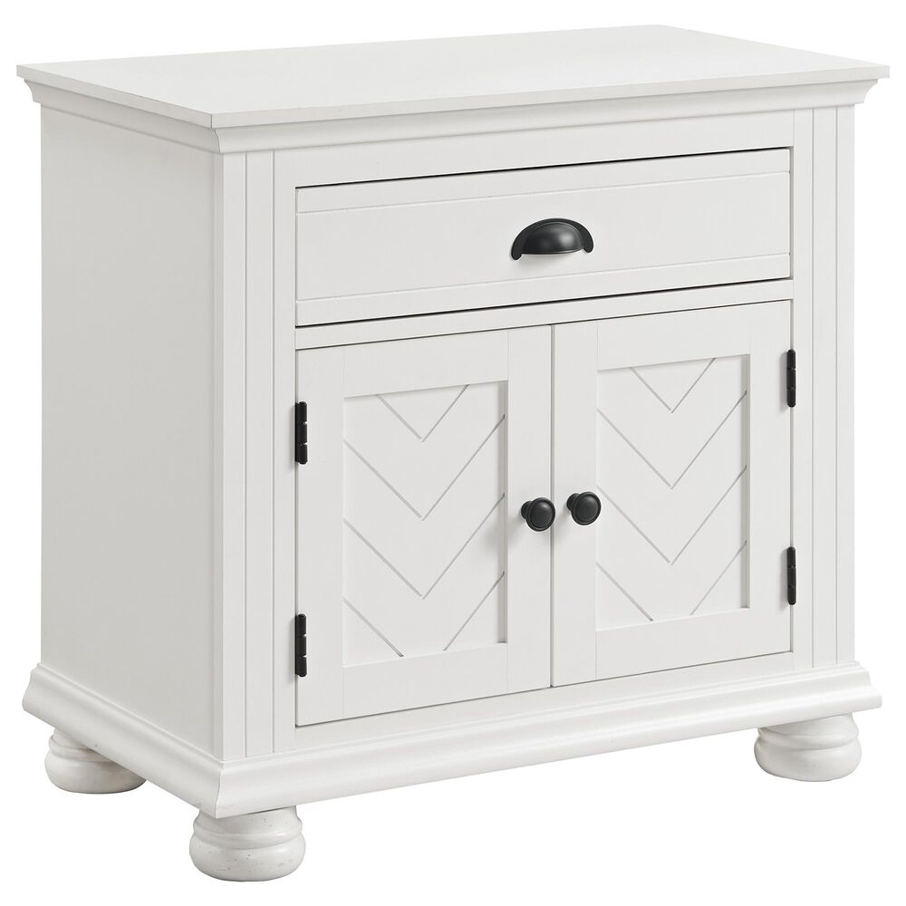 Mayberry Hill Kona 5 Piece Twin Bed Set in White, , large