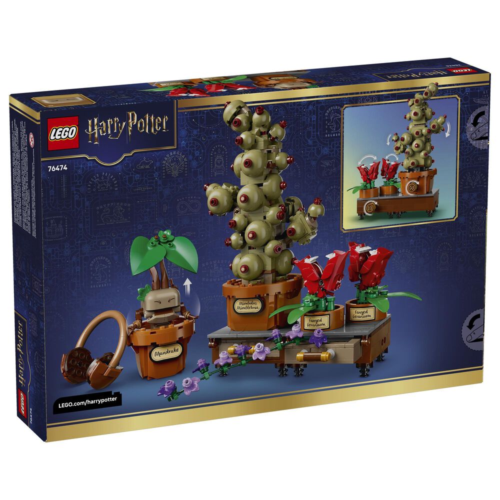 LEGO Harry Potter Hogwarts Herbology Plants Building Set, , large