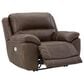 Ashley Dunleith Zero Wall Power Recliner with Power Headrest in Chocolate, , large